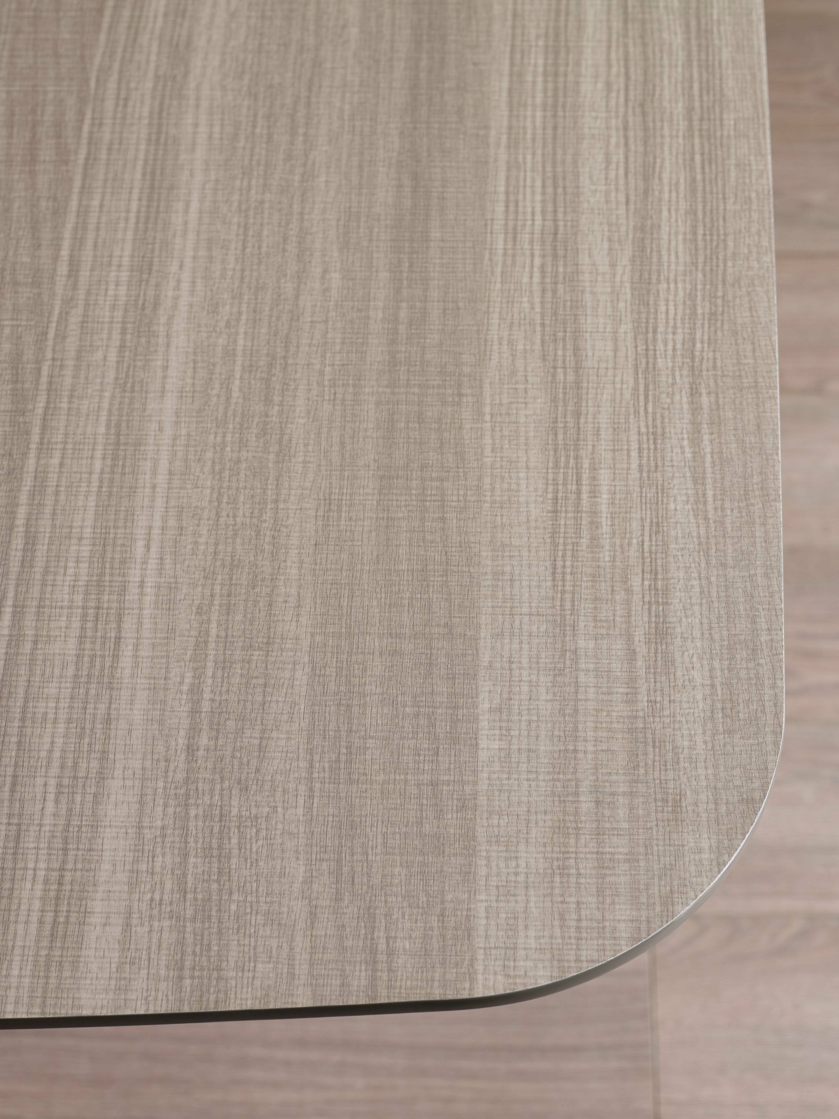 Beauly Taupe Oak Wood Rectangule Dining Table | 4-6 Seater